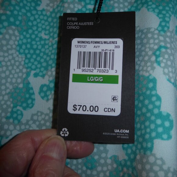 Under Armour Golf Shirt, Sz L - Picture 3 of 3